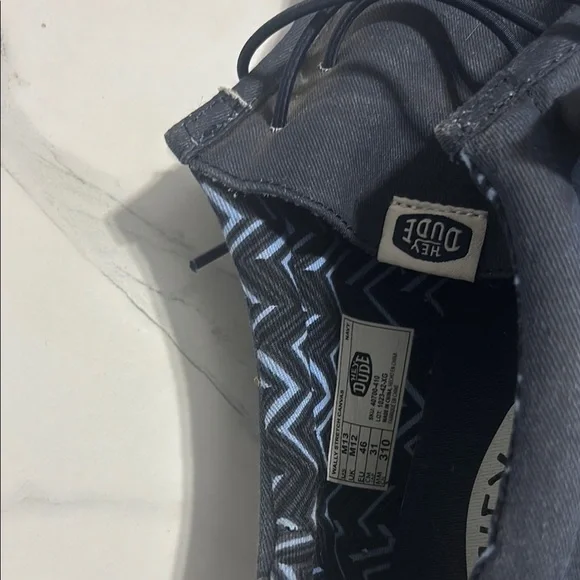 Hey Dude Black Casual Shoes - Picture 4 of 5